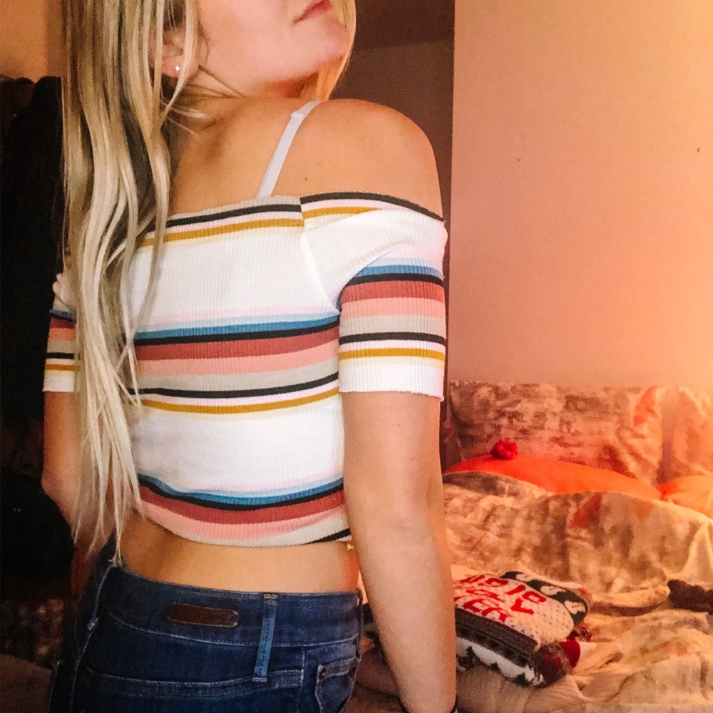 Stripped crop top
